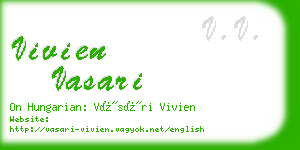 vivien vasari business card